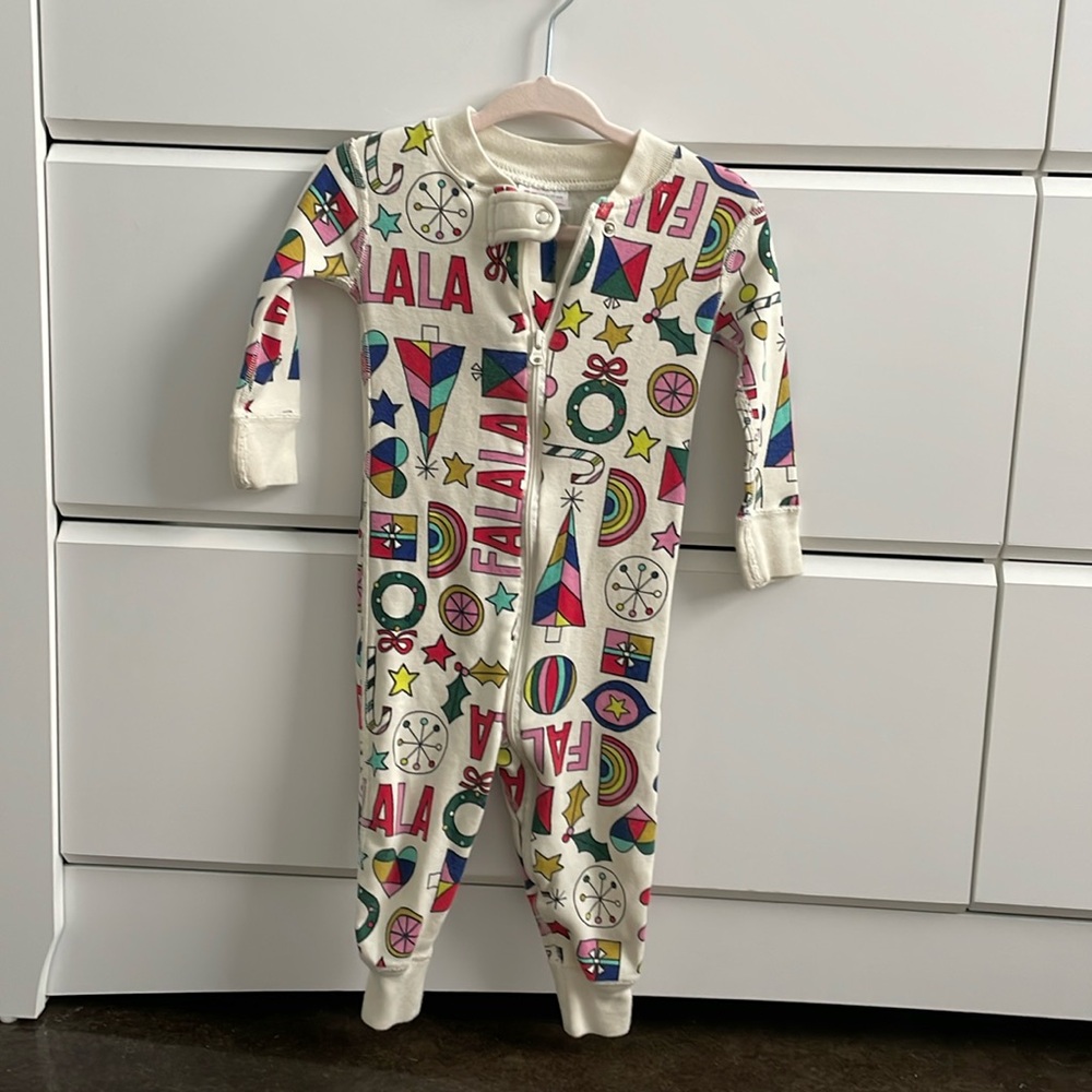 Hanna Andersson Organic Christmas Pajamas US 6-12 mos 70 cm